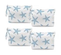 Fokongna 4PCS Favors Starfish Wet Bag Wet Dry Bag Beach Bags for Swimsuit Toiletry Bags Travel Essentials For Women, Beach Travel Gym for Swimsuit Dirty Diaper Gifts