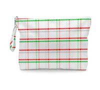 Fokongna Cute Print Wet Bag, Small Portable Waterproof Multi-Functional Organizer for Women, Pink Bow Polka Dot, Ideal for Daily, Beach & Travel