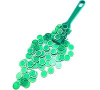 Fokroin Bingo Game, Board Games, Magnetic Magic Sticks, Magnetic Stick with Chips, Magnetic Rods and Bingo Chips Set, Magnetic Rod, 100 Metal Ringed Discs Science (Green)