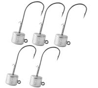 FOLANDO 5PCS Jig Heads Hooks Sharp Jig Heads Hooks for Soft Lure Fishing Hooks for Bass Trout Freshwater Saltwater Jig Head Hooks 6g