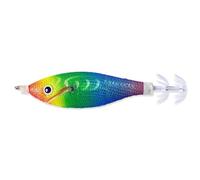 FOLANDO 9.1cm Fishing Lures Squid Octopus Shrimp Baits, Fishing Lure Glow Squid Jigs Luminous Squid Jig Shrimp Lure Artificial Shrimp Kit 8.3g 1# SJ044