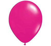Folat 08084 Magenta Balloons 30 cm-100 Pieces, Pink