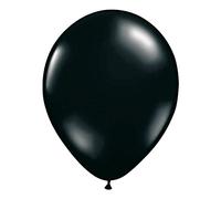 Folat 08085 Black Balloons 30 cm-100 Pieces