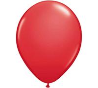Folat 08112 Red Balloons Metallic 30 cm-100 Pieces