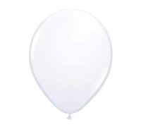 Folat 08113 White Balloons Metallic 30 cm-100 Pieces