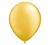 Folat 08403 Gold Balloons Metallic 30 cm-10 Pieces
