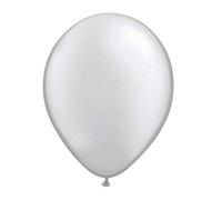 Folat 08404 Silver Balloons Metallic 30 cm-10 Pieces