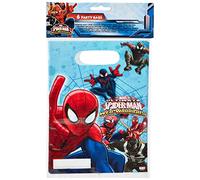 Folat 10108532 Spider-Man Warriors Gift Bags-6 Pieces, Multi-Colored