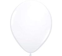 Folat 19106 White Balloons 30 cm-50 Pieces