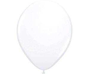 Folat 19106 White Balloons 30 cm-50 Pieces