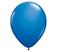 Folat 19130 Blue Dark Balloons Metallic 30 cm-50 Pieces