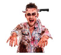 Folat 23593 Headpiece Knife Through Head, Multi Colors, Costumes