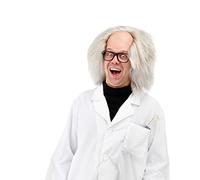Folat 26745 Wig Einstein, White, One Size fits All