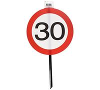 Folat - 30th Birthday Traffic Sign Garden Sign - 26x52 cm