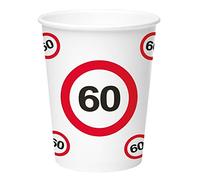 Folat 60th birthday road sign 8 mugs