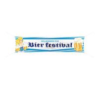 Folat 61492 Street Banner October Beer Festival Beer Mug Banner - 180x40 cm (packaging may vary)