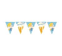 Folat 61495 Oktoberfest Beer Mug Bunting Garland-10 m, Multi-Colored