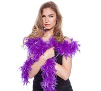 Folat 62080 Feather Boa Violet Purple Lilac 180cm