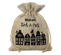 Folat 65695 Geschenktasche 'Welkom Sint & Piet' (NL) -18x25cm Sankt (US IMPORT)