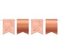 Folat 67425 Elegant Lush Blush Bunting 25 Years 6 Metres Pink