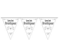 Folat B.V 7456 Folat Long Live Bride and Groom Bunting Garland, Multicoloured