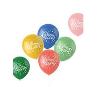 Folat - Balloons Retro 'Welcome Back' Multicolored 33cm - 6 pieces