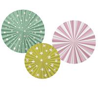 Folat Eco Party 62833 Honeycomb Balls Pack of 3, Multicoloured