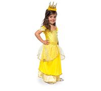 Folat - Gold Princess Dress for Girls - Size: S