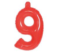 Folat - Inflatable Number 9 - gold - 36 cm