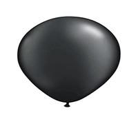 Folat - Metallic Balloons For Party Decoration - Black - 12In / 30cm - 50 pieces