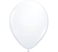 Folat - Metallic Balloons For Party Decoration - White - 12In / 30cm - 50 pieces