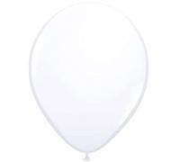Folat - Metallic Balloons For Party Decoration - White - 5In / 13cm - 20 pieces