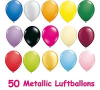 Folat - Metallic Multicolor Latex Balloons - 12In / 30cm - 100 pieces
