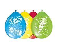 Folat - One-sided Printed ABC Balloons for Kids Party - Multicolor - 12In / 30cm - 8 pieces