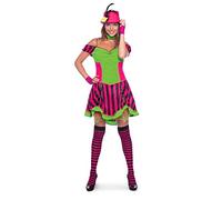 Folat - Steampunk Neon Dress for Women - Size: L-XL