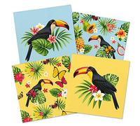 Folat - Tropical Toucan Napkins - 33x33 cm - 20 pieces