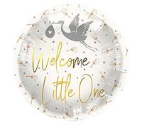 Folat Welcome Little One Stork 67959 Foil Balloon 45 cm