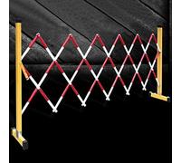 Folble Traffic Control Barrier Portable Adjustable Safety Guardrail Road Block for Enhanced Security & Traffic Management Isolate Fence for Road Safety