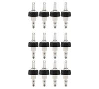 Folceretsc 12 x 25ML Clear Auto Measure Quick Shot Pourers