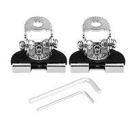 Folceretsc 2Pcs Universal Hood Mount Led Light Bar Mounting Brackets Adjustable Clamp Pillar Holder Led Work Light Bar Stainless Steel Hood for Truck SUV No Need Drilling