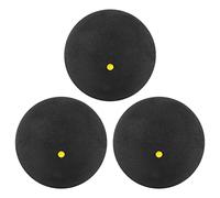 Folceretsc 3Pcs Squash Ball One-Yellow-Dot Low Speed Sports Professional Player Competition Squash