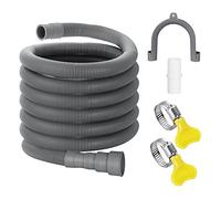 Folceretsc Universal Washing Machine Hose Extension Set - 10Ft, Includes Bracket, Connector and Drain Hoses