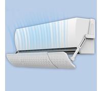 Fold-able Air Conditioner Deflector, Adjustable Anti Direct Blowing Windshield Air Conditioning Baffles, Universal Retractable Air Conditioner Wind Deflector for Bedroom Office Hotel (Color : Basic m