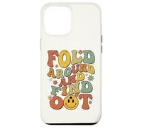 Fold Around And Find Out Funny Daisy Groovy Poker Player Case for iPhone 12 Pro Max