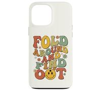 Fold Around And Find Out Funny Daisy Groovy Poker Player Case for iPhone 13 Pro Max
