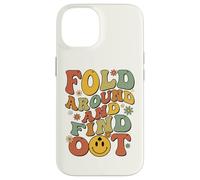 Fold Around And Find Out Funny Daisy Groovy Poker Player Case for iPhone 14