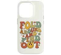 Fold Around And Find Out Funny Daisy Groovy Poker Player Case for iPhone 14 Pro