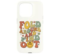Fold Around And Find Out Funny Daisy Groovy Poker Player Case for iPhone 15 Pro