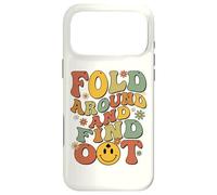 Fold Around And Find Out Funny Daisy Groovy Poker Player Case for iPhone 17 Pro Max