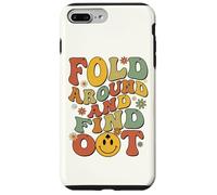 Fold Around And Find Out Funny Daisy Groovy Poker Player Case for iPhone 7 Plus/8 Plus